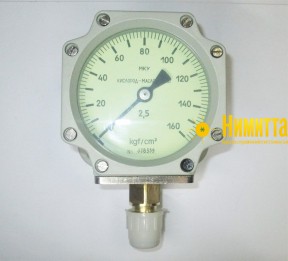 МКУ модель 1072 кл.2,5 160 кгс/см² кислород-маслоопасно - 31350