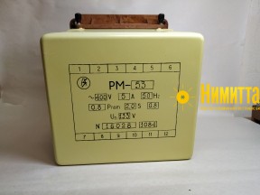 РМ-53  400В/133В  50Гц  5А  0,8Рн  2сек/0,8 - 14481