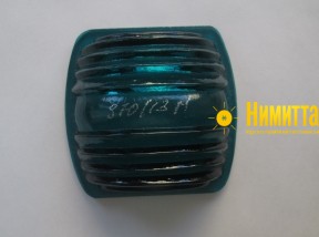 370/13М зеленое стекло к фонарям - 19685