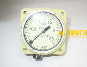 Манометр МКР-60 кл.2,5 2,5 кгс/см² - 27672