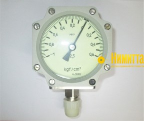 Мановакуумметр МКУ модель 1071 кл.2,5 -1+0,6 кгс/см² - 27592